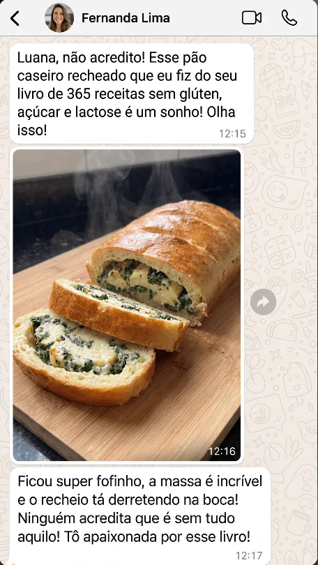 Conversa com o depoimento de Fernanda sobre o pão caseiro